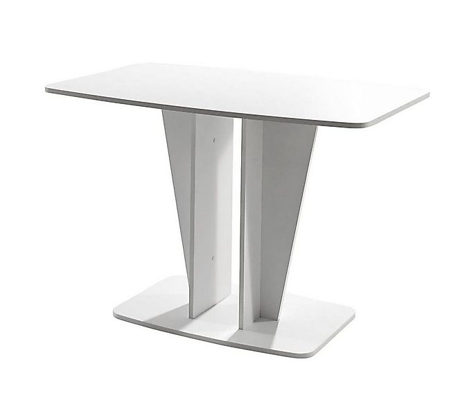 Rodnik Säulen-Esstisch Polaris, Bootsform, abgerundete Ecken günstig online kaufen