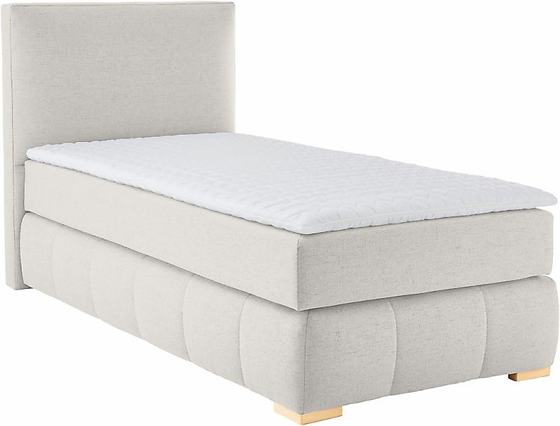 Home affaire Boxspringbett "Wehma" inkl. Topper in 3 verschiedenen Matratze günstig online kaufen