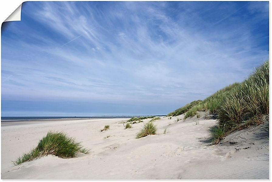 Artland Poster »Strandlandschaft auf Baltrum«, Strandbilder, (1 St.), als A günstig online kaufen