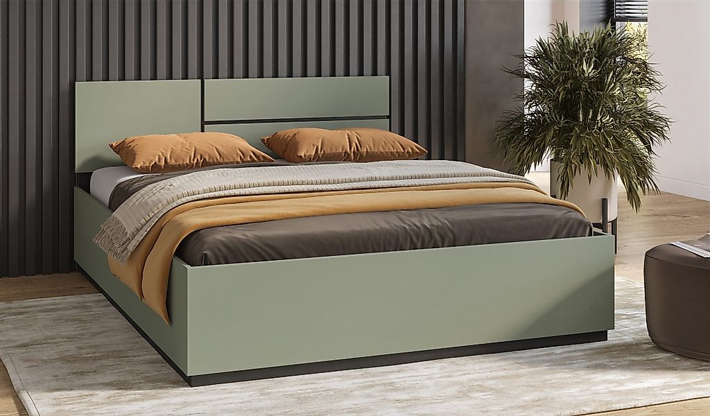 INOSIGN Bettgestell Cross, moderner Bettrahmen, Doppelbett günstig online kaufen
