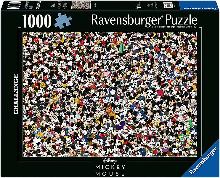 Ravensburger Puzzle Challenge, Mickey, 1000 Puzzleteile, günstig online kaufen