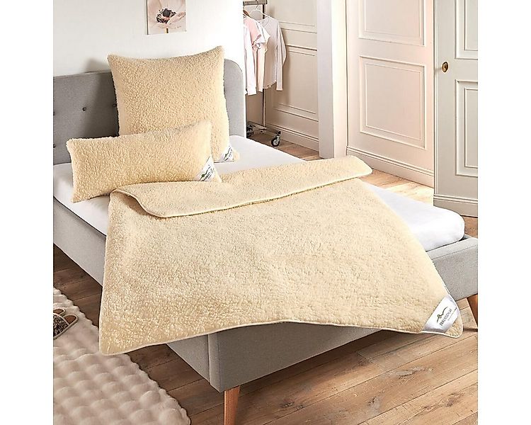 TRAUMSCHLAF Naturhaarbettdecke Duett Anna, Füllung: 100% Schurwolle, Bezug: günstig online kaufen