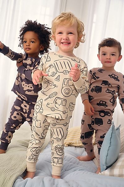 Next Pyjama 3er-Pack Mini Snuggle Schlafanzüge günstig online kaufen