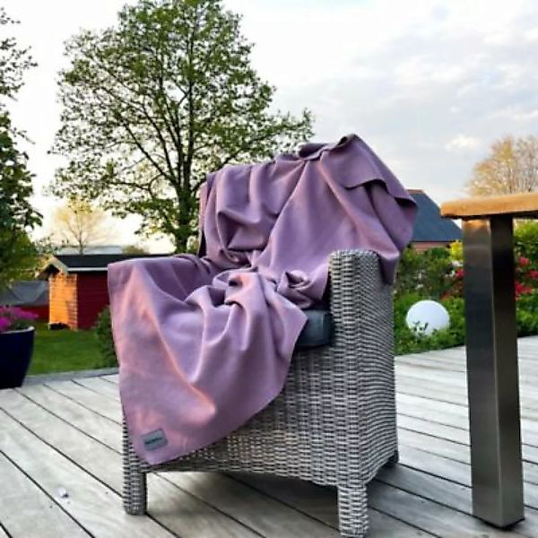 blanketino Sommerdecke aus Baumwolle Flieder 150 x 210 cm flieder günstig online kaufen