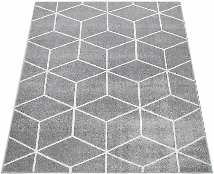Paco Home Teppich »Stella 402«, rechteckig, 16 mm Höhe, Kurzflor, Scandi De günstig online kaufen