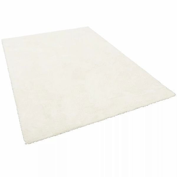 Snapstyle Luxus Hochflor Shaggy Teppich Velvet Weiss 100x200cm günstig online kaufen