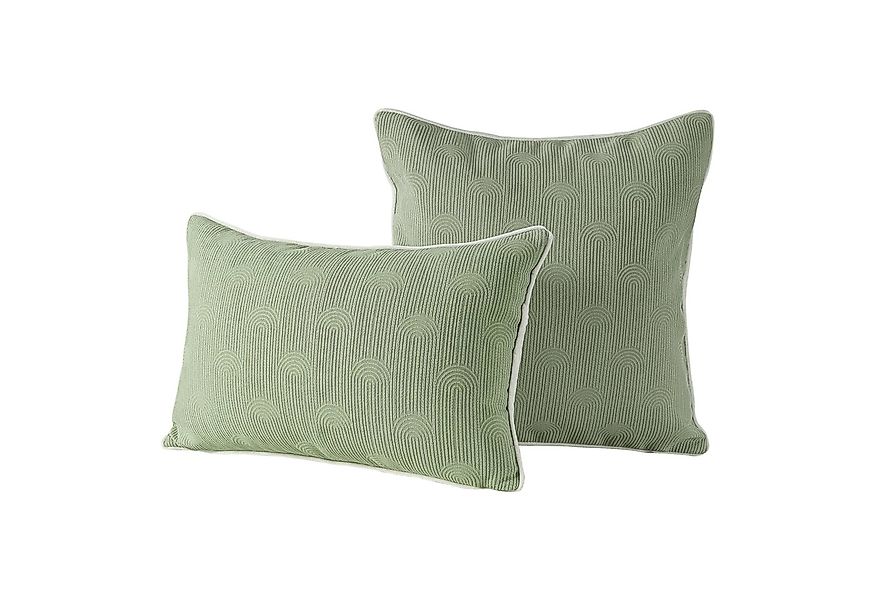 Interior by Hakito Dekokissen 2er Set Design Kissenbezug inklusive Füllkiss günstig online kaufen