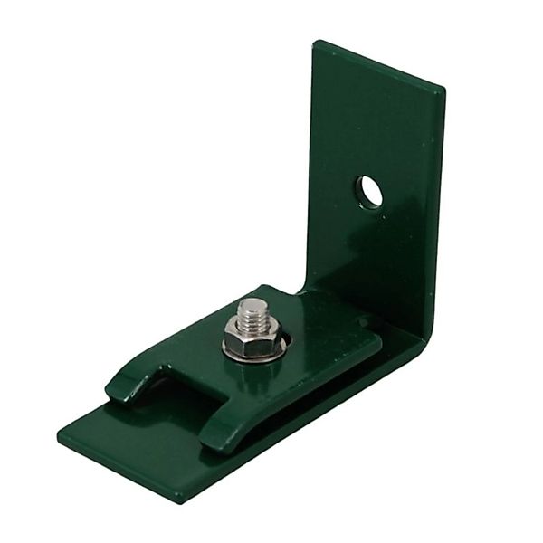Galaflor Winkel Mattenverbinder für Doppelstabmatten 100x70mm Grün günstig online kaufen