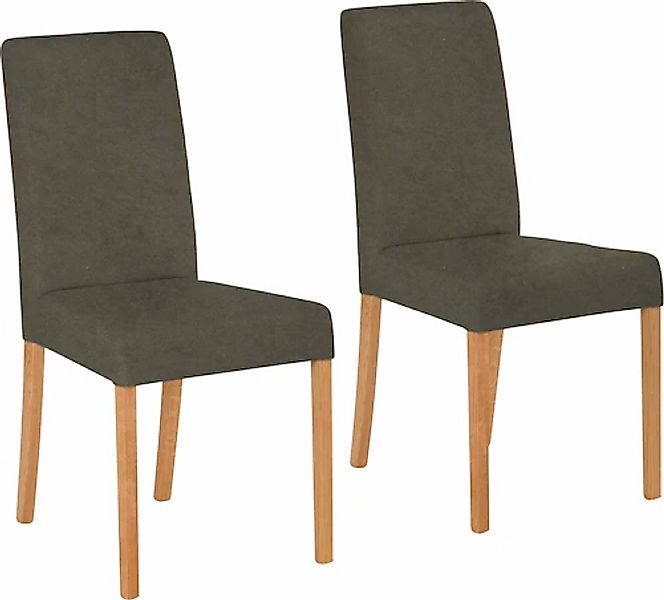 Home affaire 4-Fußstuhl »Bologna« (Set) 4 Stk.Gestell aus Massivholz günstig online kaufen