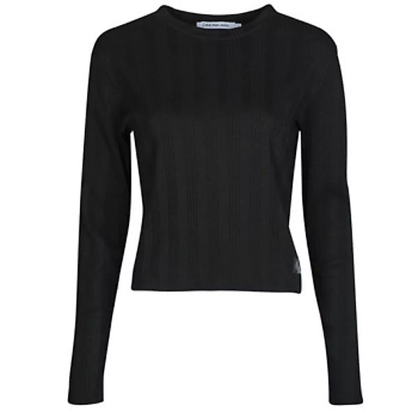 Calvin Klein Jeans  Langarmshirt BADGE RIB BABY TEE LONG SLEEVE günstig online kaufen