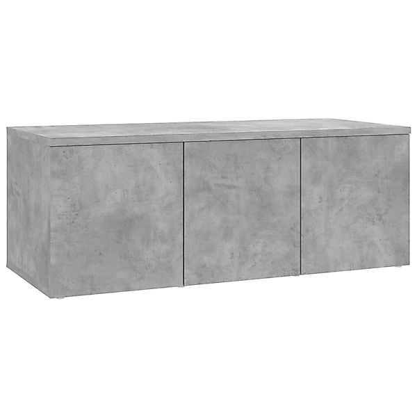 Tv-schrank Betongrau 80x34x30 Cm Spanplatte günstig online kaufen