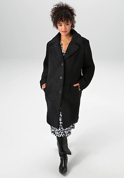 Aniston PLUS Fellimitatjacke in Plüsch-Optik günstig online kaufen