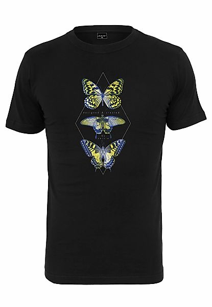MisterTee T-Shirt "MisterTee Herren Butterfly Night Tee" 1 Stk. tlg. günstig online kaufen
