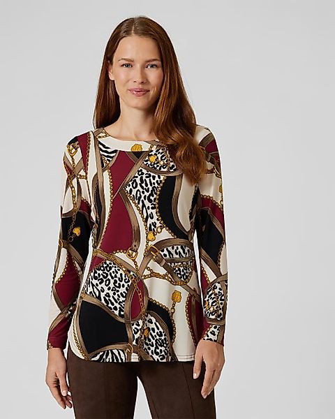 Couture Line Longshirt mit Kettendruck günstig online kaufen