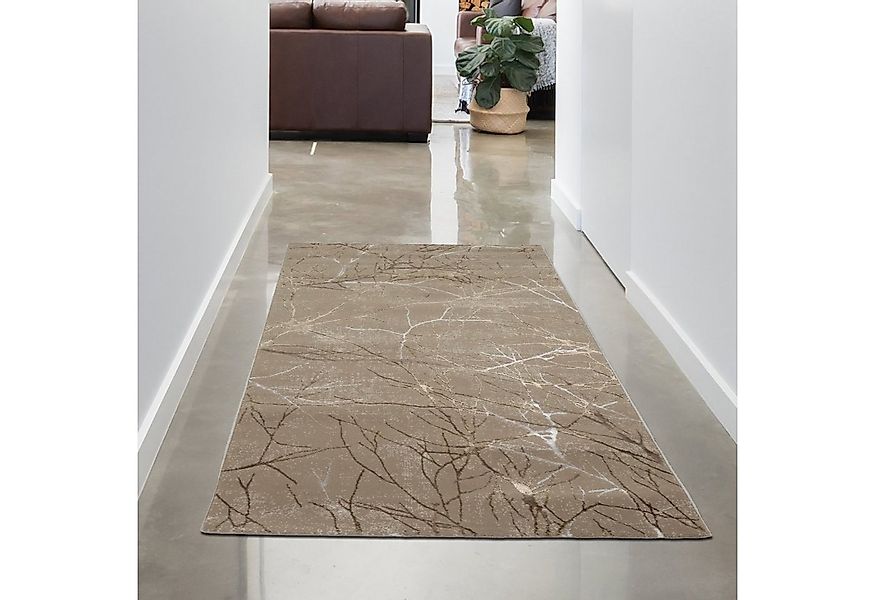 Carpetia Teppich Moderner Designerteppich mit glänzenden Ästen abstrakt bei günstig online kaufen