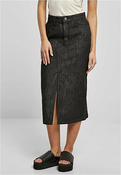 URBAN CLASSICS Jerseyrock "Damen Ladies Midi Denim Skirt", (1 tlg.) günstig online kaufen
