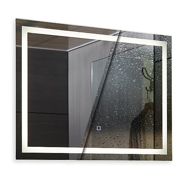 Aquamarin Badspiegel LED Badezimmerspiegel Wandspiegel Lichtspiegel günstig online kaufen