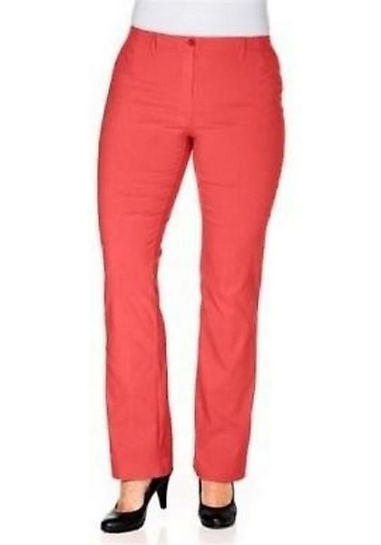 YESET Chinohose Bengalin-Stretchhose Hose Stretch Chino korallrot Stretchho günstig online kaufen