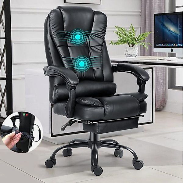 oyajia Bürostuhl Ergonomischer Bürostuhl Massage Chefsessel günstig online kaufen