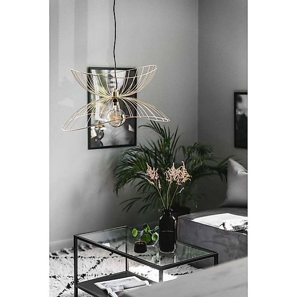 Globen Lighting Pendelleuchte RAY, messing, Ø 70 cm günstig online kaufen