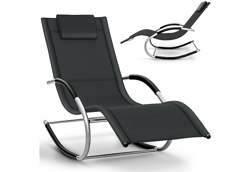 tillvex Gartenliege Relaxliege Sonnenliege Schaukelliege & wetterfest, Schw günstig online kaufen