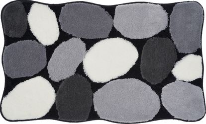 Kleine Wolke Badematte "Stone" Höhe 15 mm rutschhemmend beschichtet fußbode günstig online kaufen