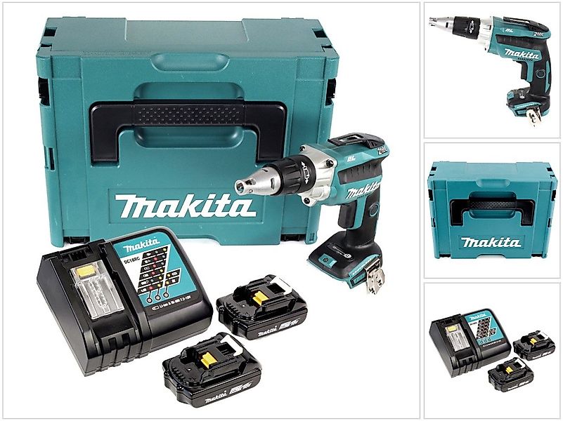 Makita Akku-Magazinschrauber DFS 250 RAJ Akku günstig online kaufen