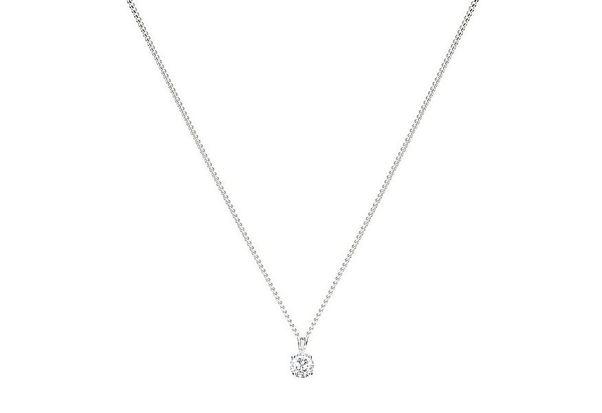 LÖB Kette mit Anhänger Damen 925 Silber Halskette mit einem Solitär Stein A günstig online kaufen