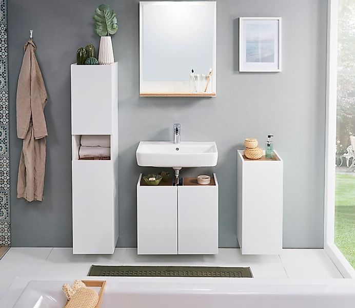 Saphir Badmöbel-Set »Quickset 947 4-teilig, Waschbeckenunterschrank mit Spi günstig online kaufen