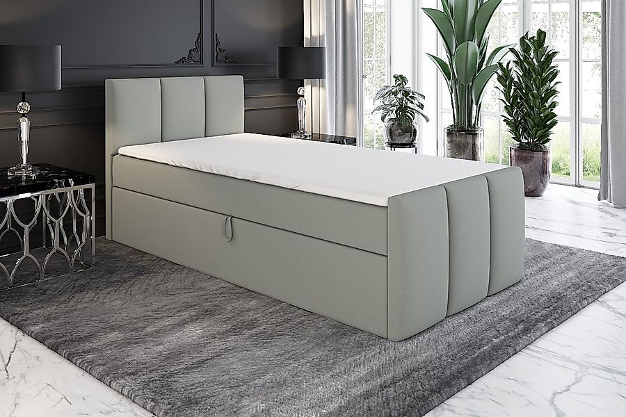 A&J MöbelLand GmbH Boxspringbett Einzelbett MOREN günstig online kaufen