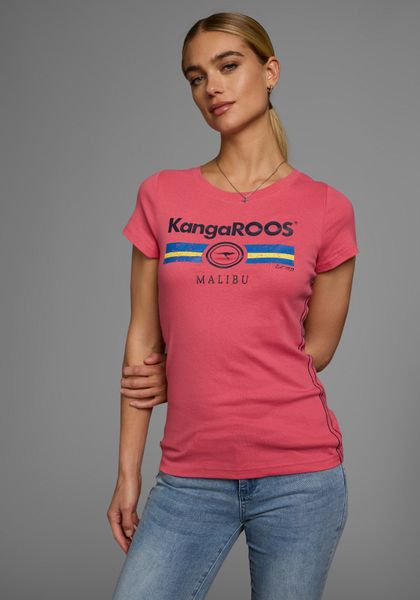 KangaROOS T-Shirt Kurzarm, unifarben und bedruckt, günstig online kaufen