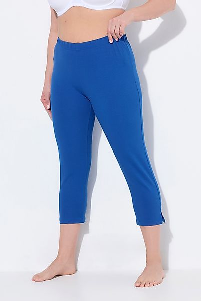 Ulla Popken Funktionshose Caprihose 7/8-Länge Elastikbund günstig online kaufen