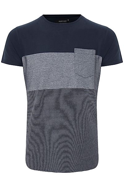 Indicode T-Shirt IDMorler T-Shirt im Colorblock-Look günstig online kaufen