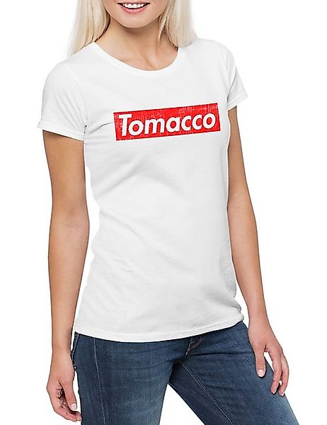 Urban Backwoods Print-Shirt Tomacco Damen T-Shirt Logo Homer Zeichen Simpso günstig online kaufen