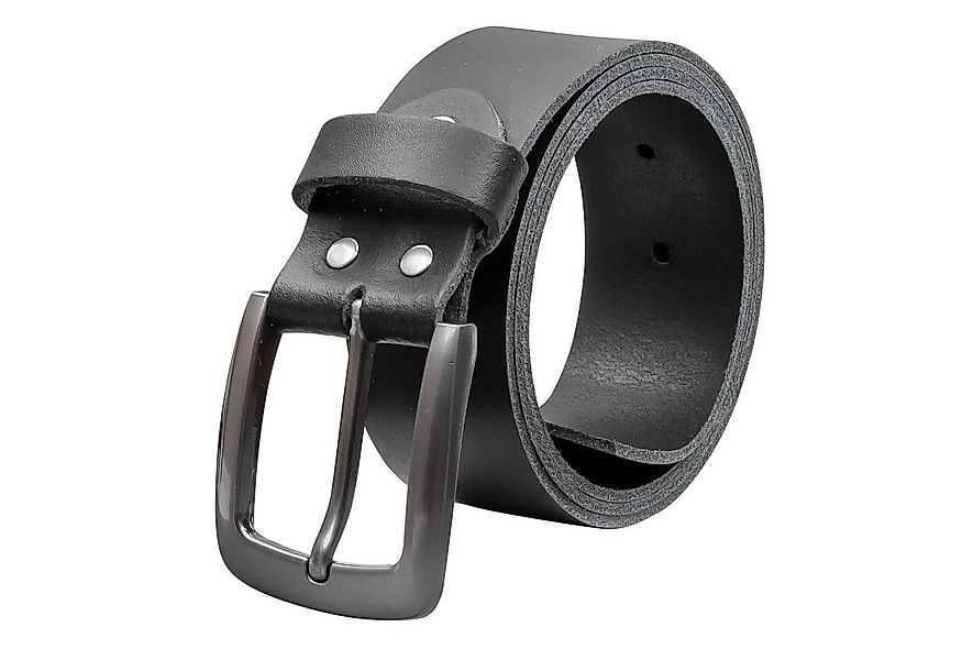 COLOGNEBELT Ledergürtel OM524-SL-Schwarz MADE IN GERMANY, Schwarz Kürzbar, günstig online kaufen