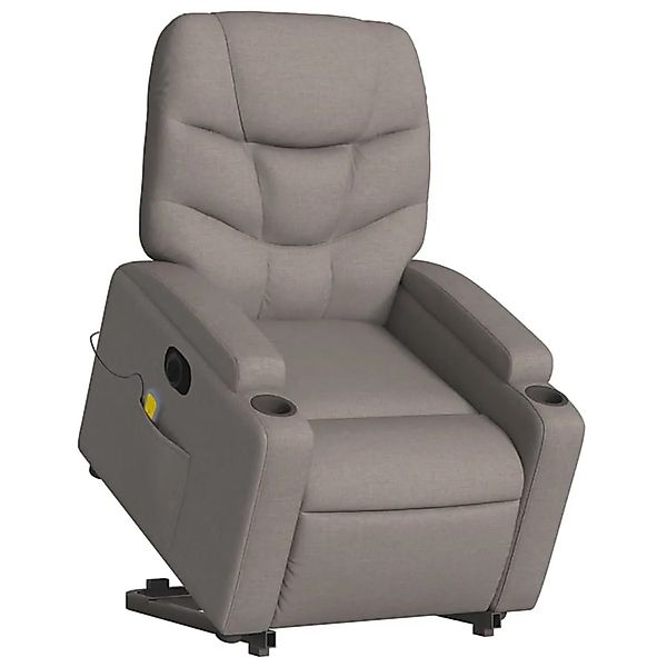 vidaXL Elektrischer Massagesessel mit Aufstehhilfe Taupe Stoff 3204640 günstig online kaufen