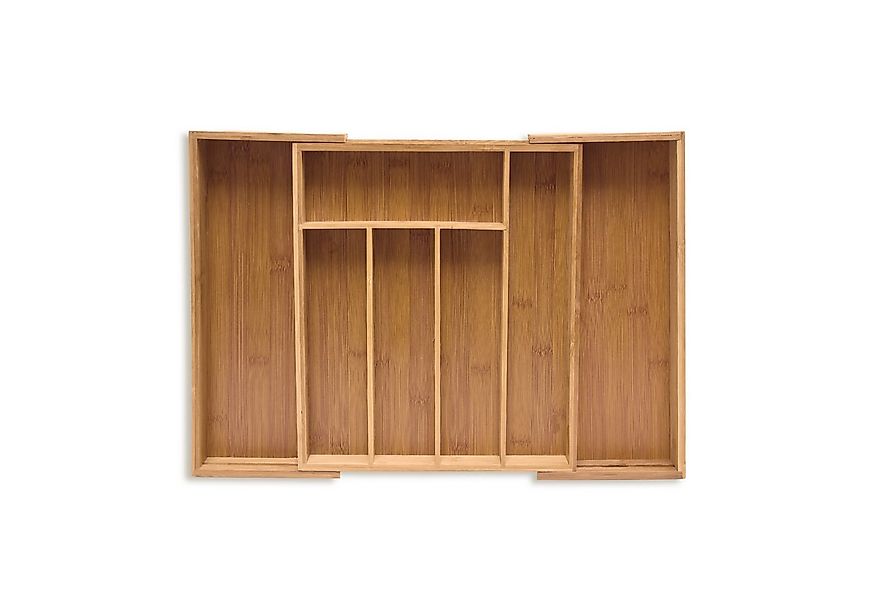 relaxdays Besteckkasten Bambus ausziehbar günstig online kaufen