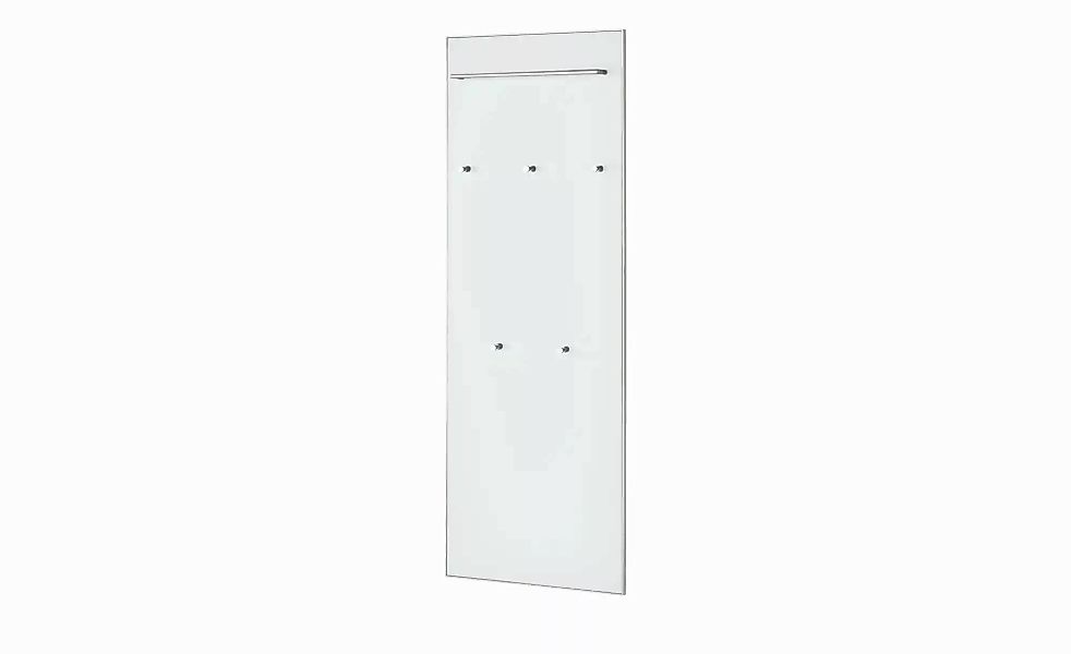 Garderobenpaneel  Duna ¦ weiß ¦ Glas,Holzwerkstoff ¦ Maße (cm): B: 60 H: 17 günstig online kaufen