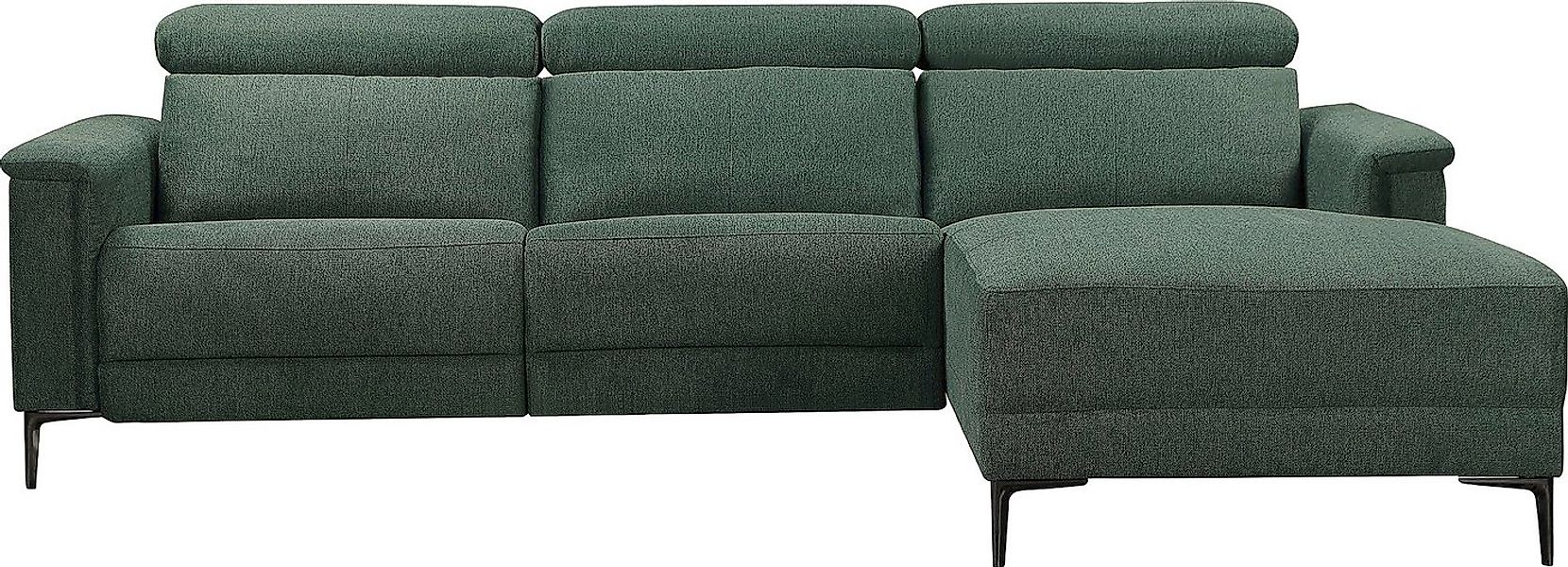OTTO home Ecksofa LUND, L-Form, 261cm, man. o. elektr. Relaxfunktion (mit U günstig online kaufen