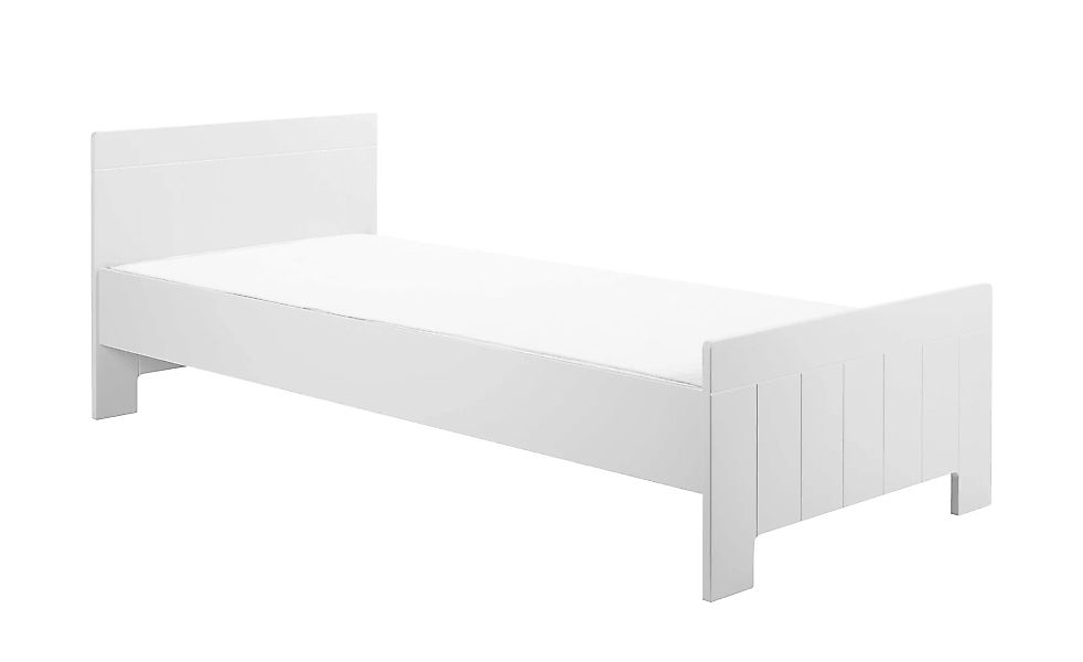 Bett - weiß - 96 cm - 76 cm - Betten > Bettgestelle - Möbel Kraft günstig online kaufen