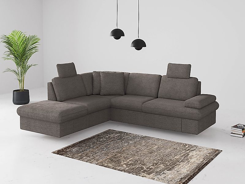 sit&more Ecksofa "Moreno", mit Armteilverstellung,wahlweise mit Bettfunktio günstig online kaufen