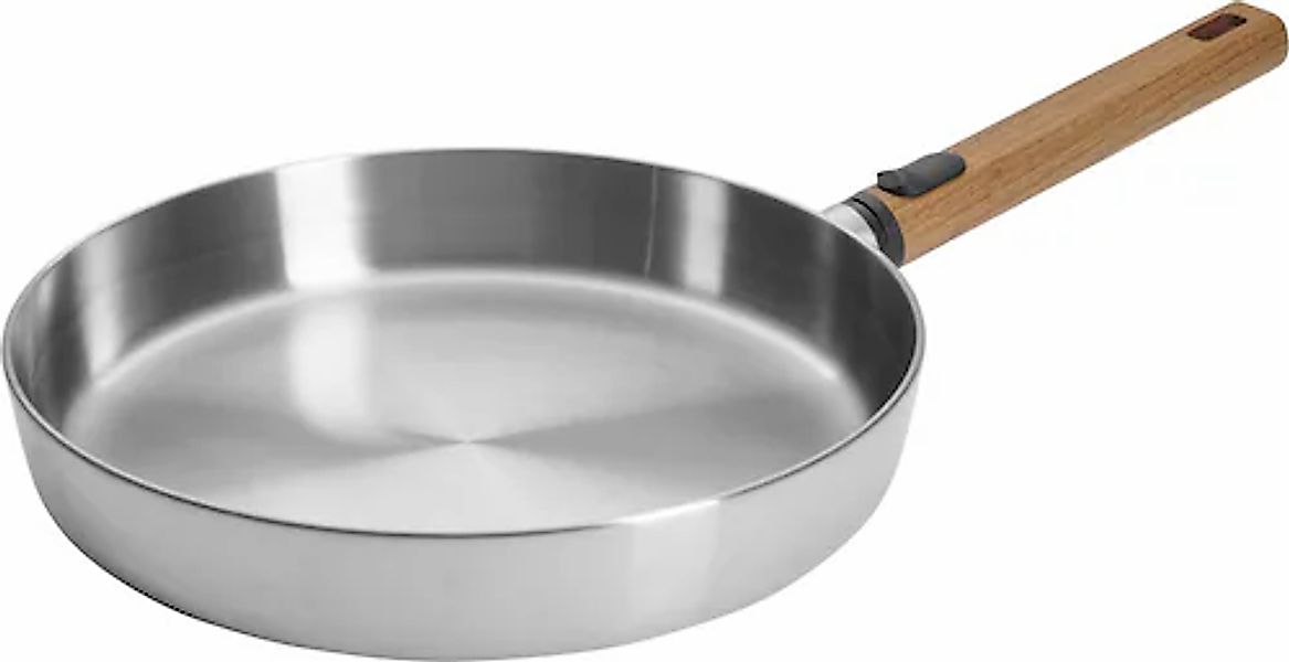 WOLL Bratpfanne »Logic Steel« Edelstahl 18/10 1 Stk. tlg. 5-Schicht-Aufbau günstig online kaufen