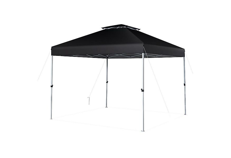 COSTWAY Faltpavillon Pop-Up Pavillon höhenverstellbar, inkl. Tragetasche günstig online kaufen