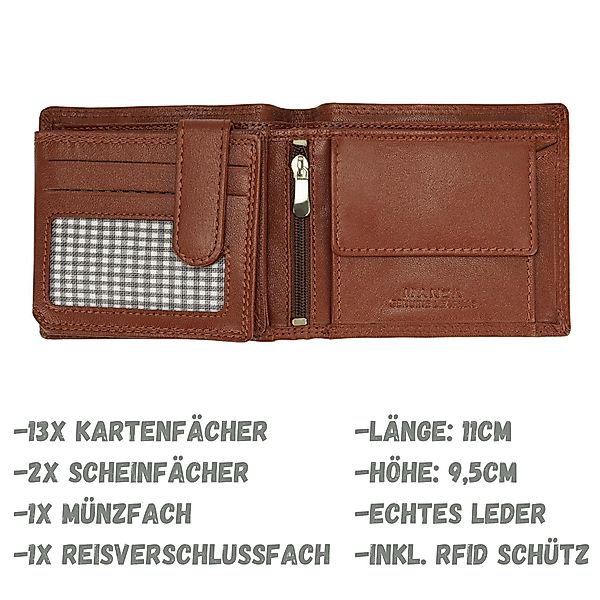 Manza Geldbörse Geldbeutel Herren Börse Echtes günstig online kaufen