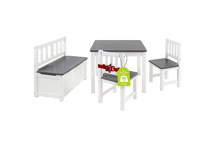 BOMI Kindersitzgruppe Holzsitzgruppe Anna, (4-tlg), Kindertischgruppe aus H günstig online kaufen