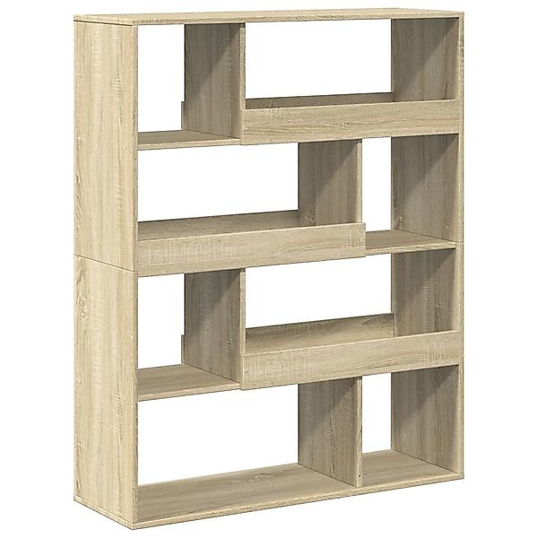 vidaXL Bücherregal Raumteiler Sonoma-Eiche 100x33x125,5 cm günstig online kaufen