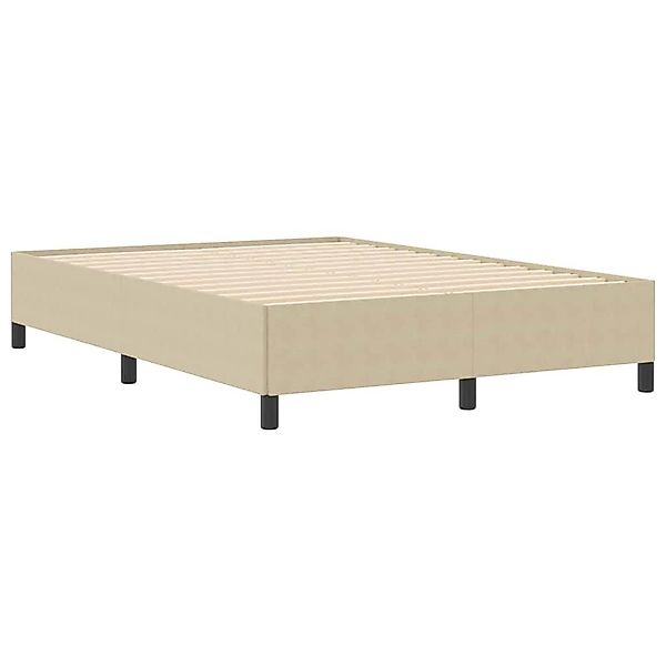 vidaXL Bett Bettgestell Grau-Grün 140 x günstig online kaufen