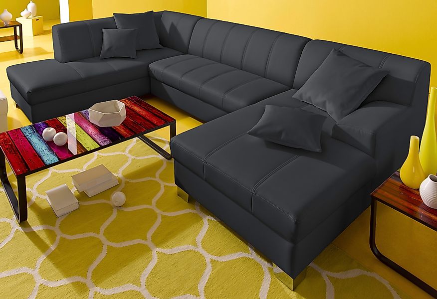 DOMO collection Wohnlandschaft "Turah moderne Steppung, incl. Zierkissen, a günstig online kaufen