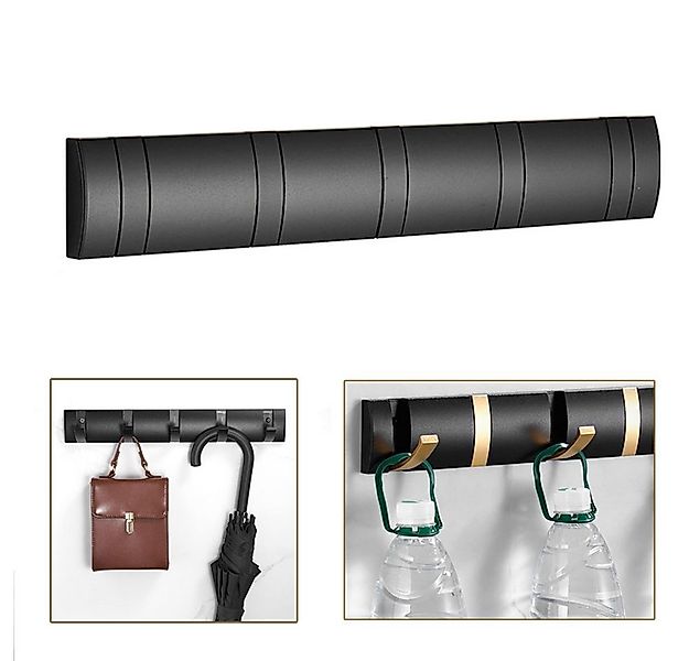 PRIISF Wandgarderobe Edelstahl Wandgarderobe Garderobe Hakenleiste Garderob günstig online kaufen