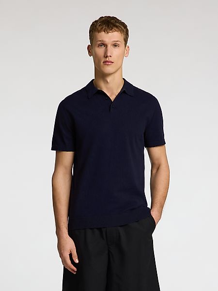 Selected Poloshirt SLHBERG SS KNIT POLO günstig online kaufen